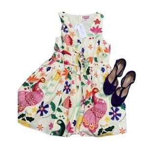 NEW SINCERELY OURS
ELLIE POPLIN MINI DRESS sz LG